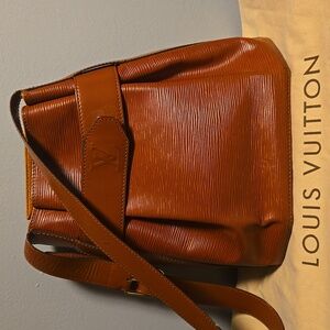 Louis Vuitton Sac De Paul Epi Cognac Shoulder Bag